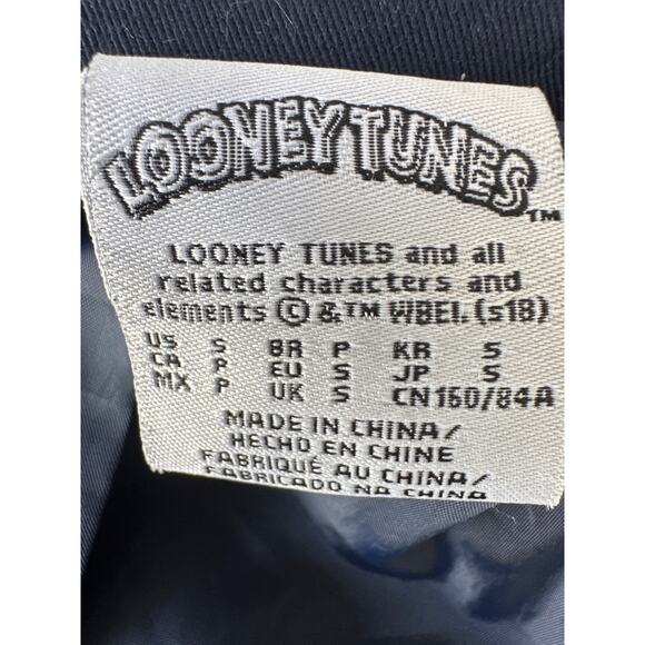 Looney Tunes That's All Folks Blue Jacket Sz S - Picture 6 of 6